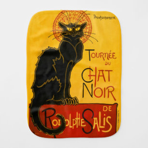 Vintage Tournée Du Chat Noir Theophile Steinlen Burp Cloth