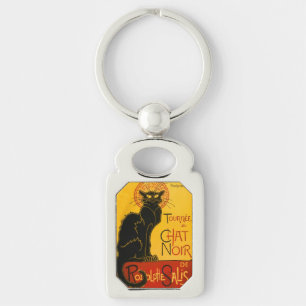 Vintage Tournée Du Chat Noir Theophile Steinlen Keychain