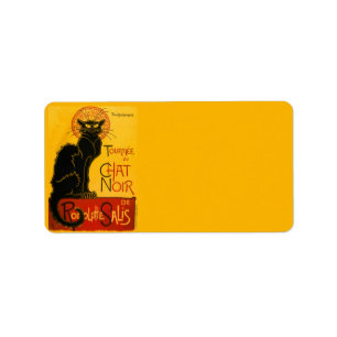 Vintage Tournée Du Chat Noir Theophile Steinlen Label