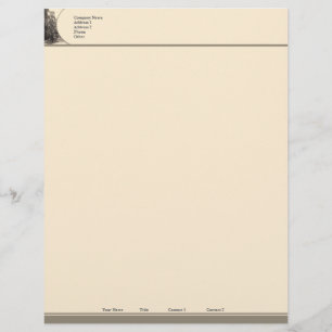 Vintage Town Letterhead