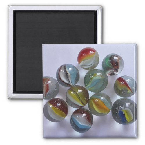 Vintage Toy Cats Eye Marbles Magnet