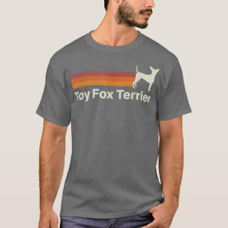 Vintage Toy Fox Terrier Retro Mom Dad Dog T-Shirt