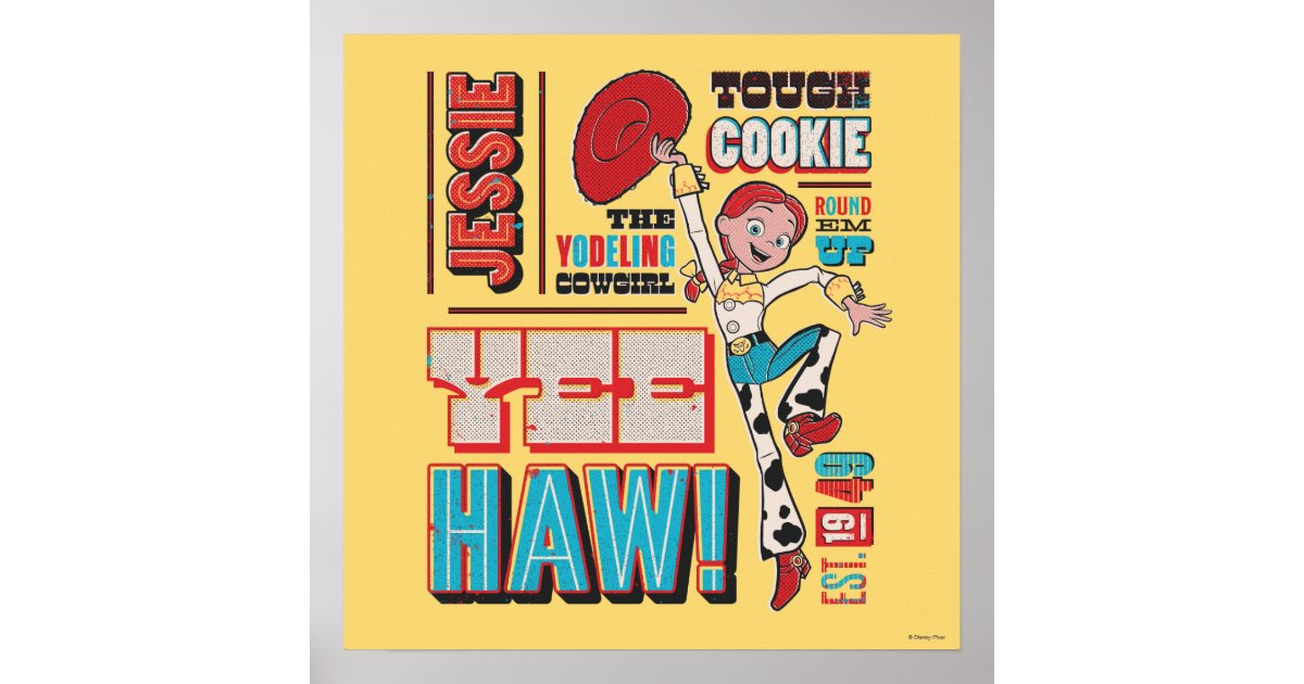Vintage Toy Story Jessie Quote Poster Zazzle