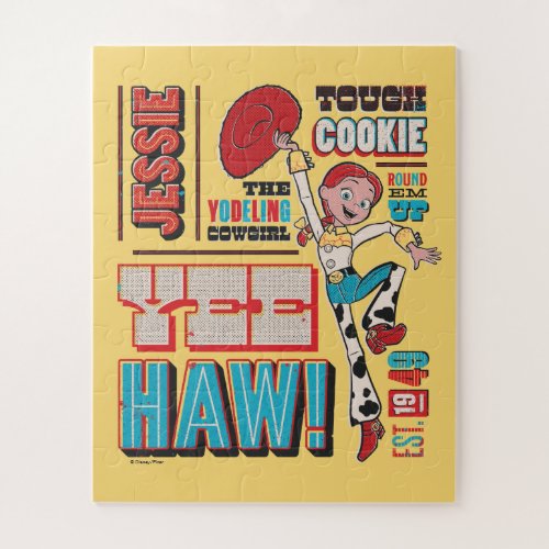 Vintage Toy Story Jessie Quote Poster Jigsaw Puzzle