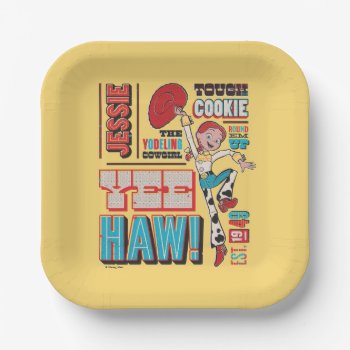 Vintage Toy Story Jessie Quote Poster Paper Plates by ToyStory at Zazzle