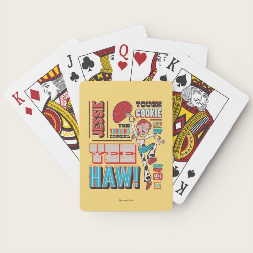 Vintage Toy Story Jessie Quote Poster Playing Card