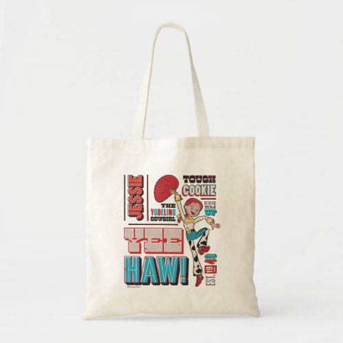 Vintage Toy Story Jessie Quote Poster Tote Bag