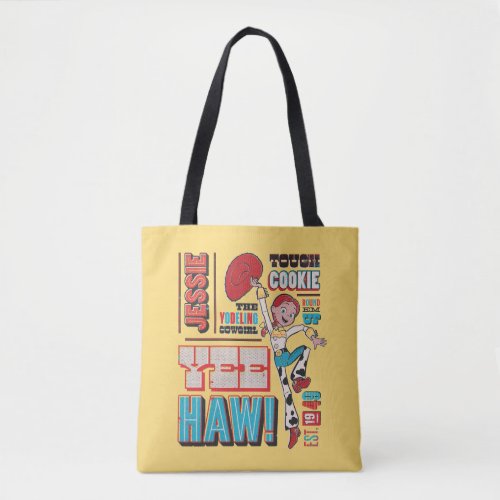 Vintage Toy Story Jessie Quote Poster Tote Bag