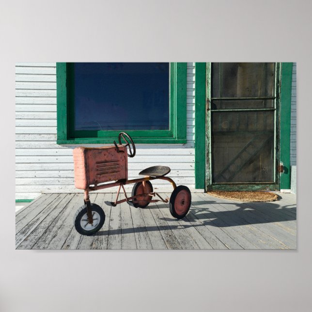 Vintage Toy Tractor Poster (Front)