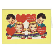 Vintage Toy Train Valentine (Front Horizontal)