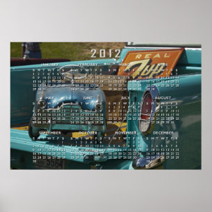 Vintage Toys Calendar Poster