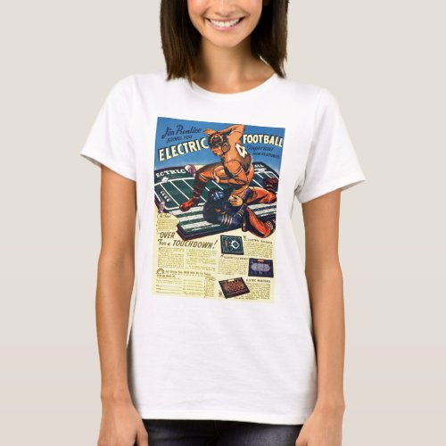 Vintage Toys Electric Football Game T_Shirt