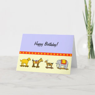 Vintage Toys Happy Birthday Cards