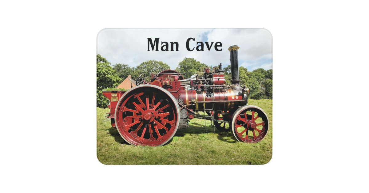 VINTAGE TRACTION ENGINE DOOR SIGN | Zazzle