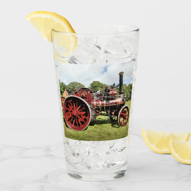 VINTAGE TRACTION ENGINE GLASS (Front Ice)