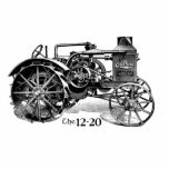 Vintage Tractor Cutout<br><div class="desc">This vintage Advance-Rumely OilPull 12-20 tractor was advertised nearly 100 years ago in 1919.</div>