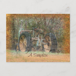 Vintage Tractor Invitation for any occasion