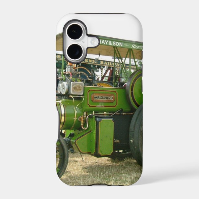 vintage tractor iphone case (Back)