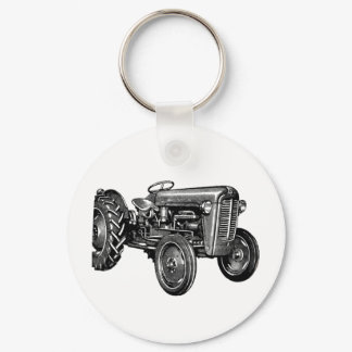 Vintage Tractor Keychain