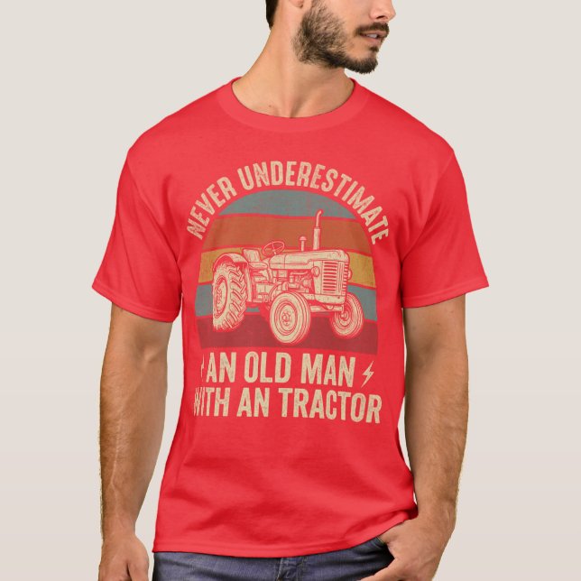 Vintage Tractor T-Shirt (Front)
