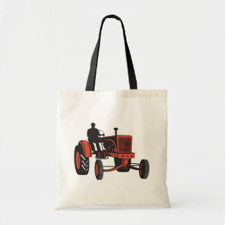 Vintage Tractor Tote Bag