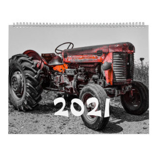 Vintage Tractors 2021 Calendar