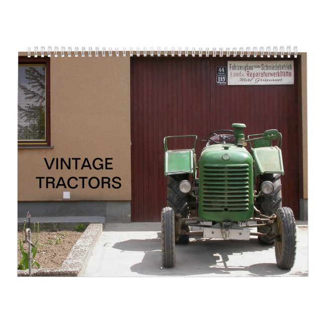 Vintage Tractors Calendar  (Cover)