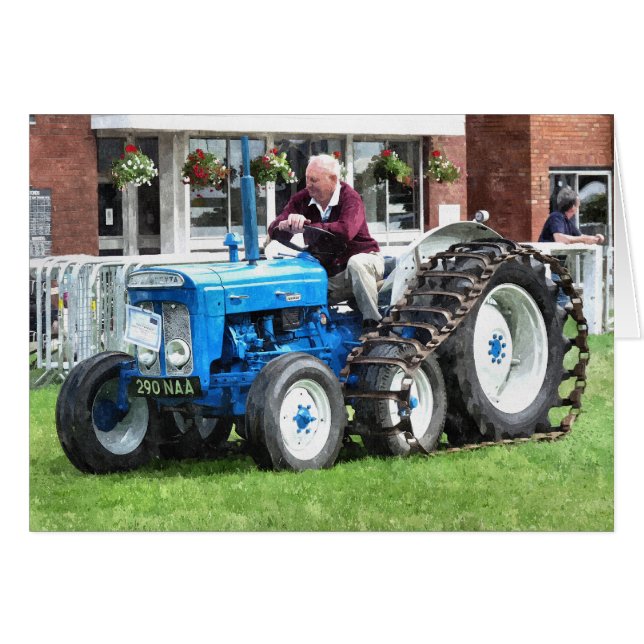 VINTAGE TRACTORS Card (Front Horizontal)