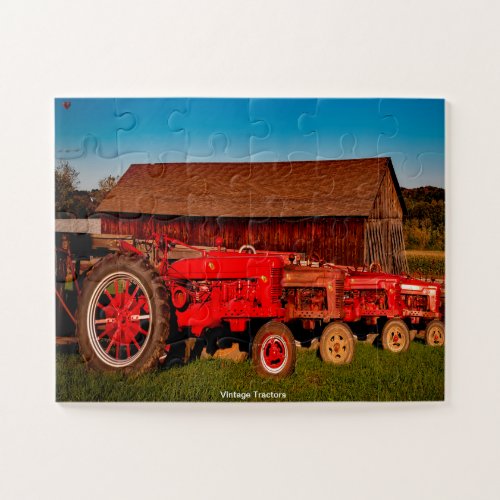 Vintage Tractors Jigsaw Puzzle