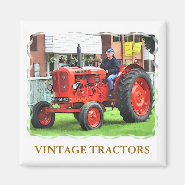 VINTAGE TRACTORS MAGNET (Front)