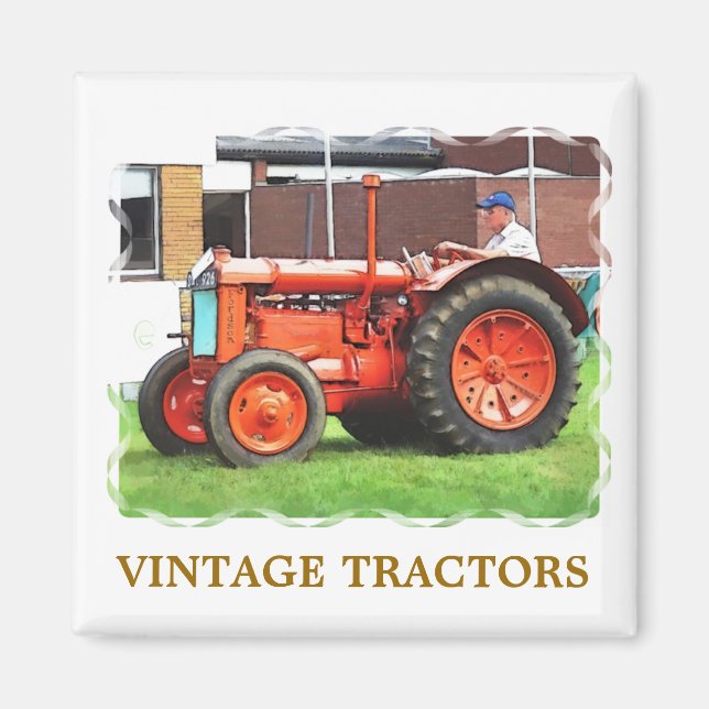 VINTAGE TRACTORS MAGNET (Front)