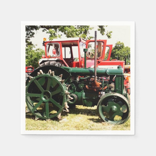 VINTAGE TRACTORS    NAPKINS (Front)