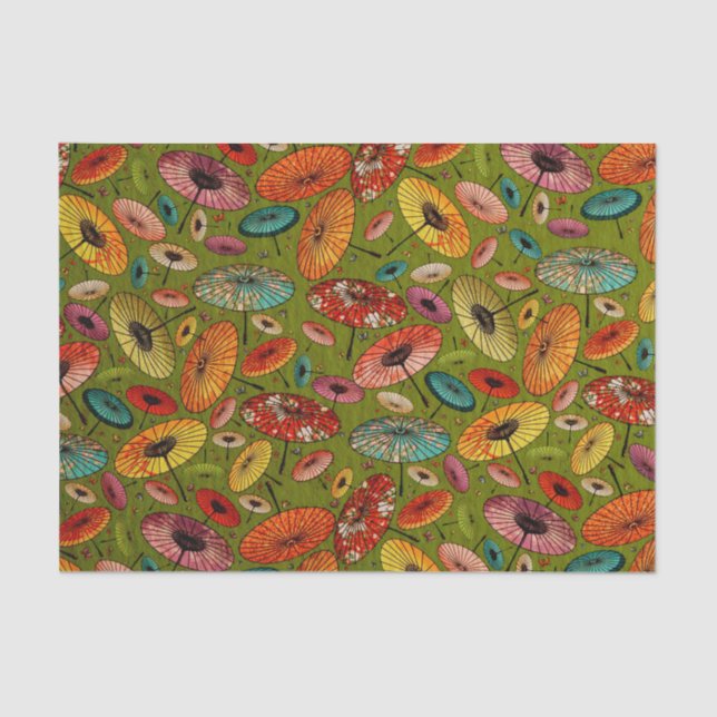 Vintage Traditional Japanese Paper Print (Front)