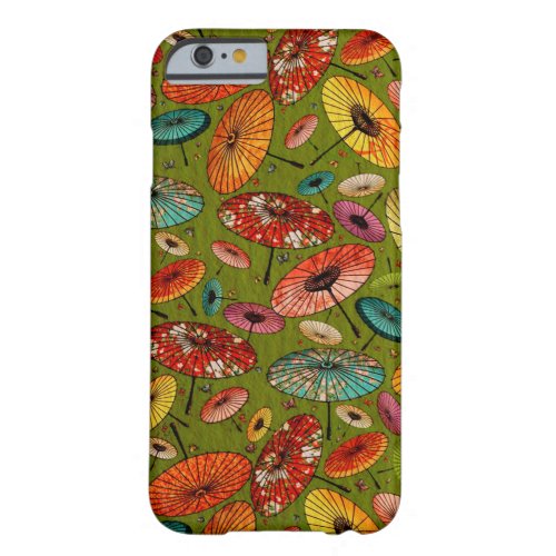 Vintage Traditional Japanese Paper Print Barely There iPhone 6 Case