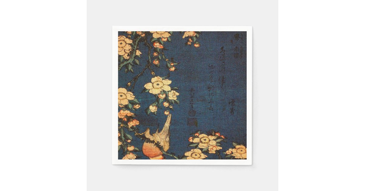 Vintage Traditional Japanese Paper Print Napkins Zazzle