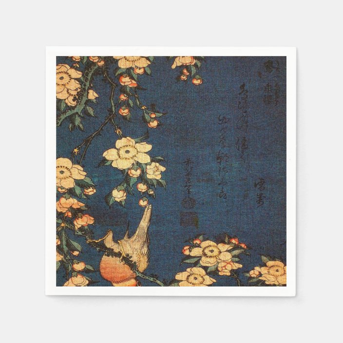 Vintage Traditional Japanese Paper Print Napkins Zazzle