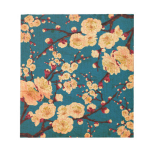 Vintage Traditional Japanese Paper Print Notepad