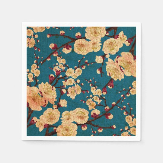 Vintage Traditional Japanese Paper Print Paper Napkins