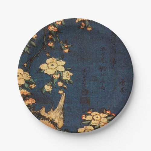Vintage Traditional Japanese Paper Print Paper Plates