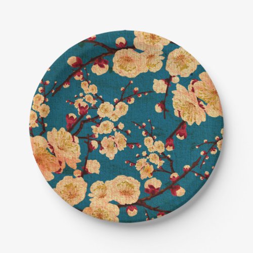 Vintage Traditional Japanese Paper Print Paper Plates