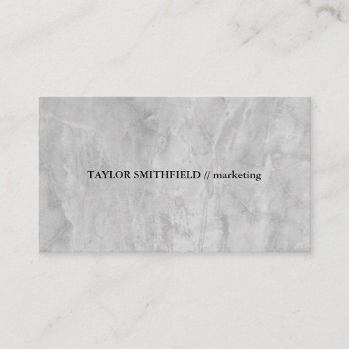 Vintage Traditional Professional Concrete Simple Business Card