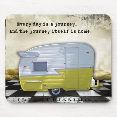 Vintage Trailer Shasta Journey Mouse Pad