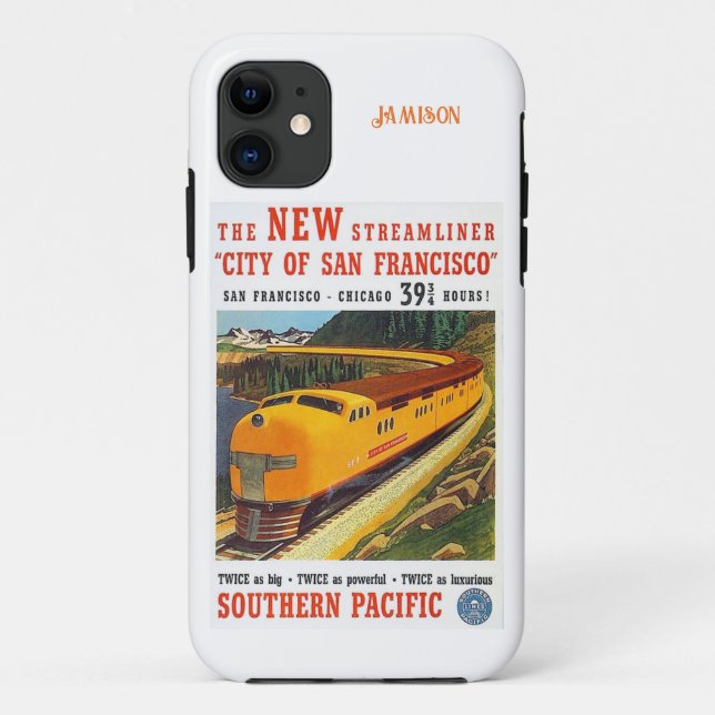 Vintage Train Advertising  Case-Mate iPhone Case (Back)