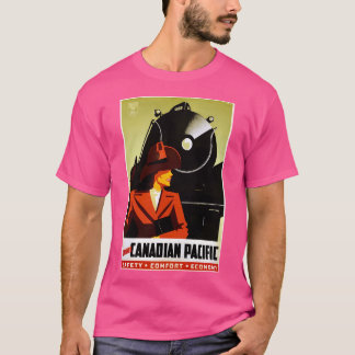 Vintage Train Art T-Shirt