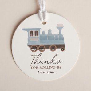 Vintage Train Birthday Party Favor Tags