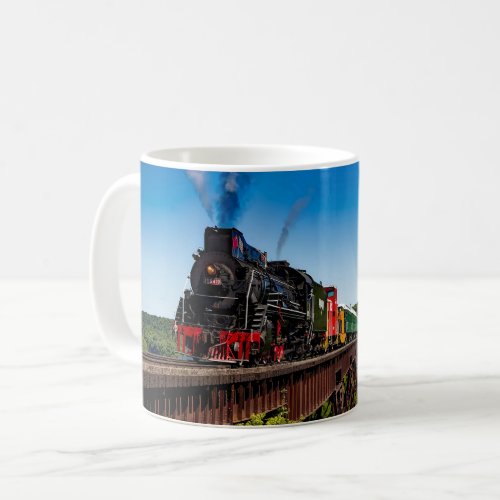 Vintage Train Bridge Photo Coffee Mug