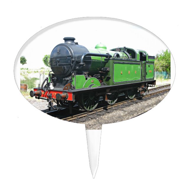 Vintage train cake topper (Front)