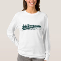 Vintage Train - Dark Green