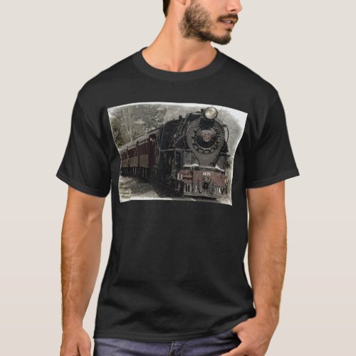 Vintage train decor design T_Shirt