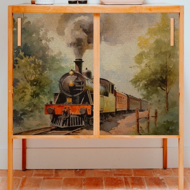 Vintage Train Decoupage Tissue Paper (Creator Uploaded)